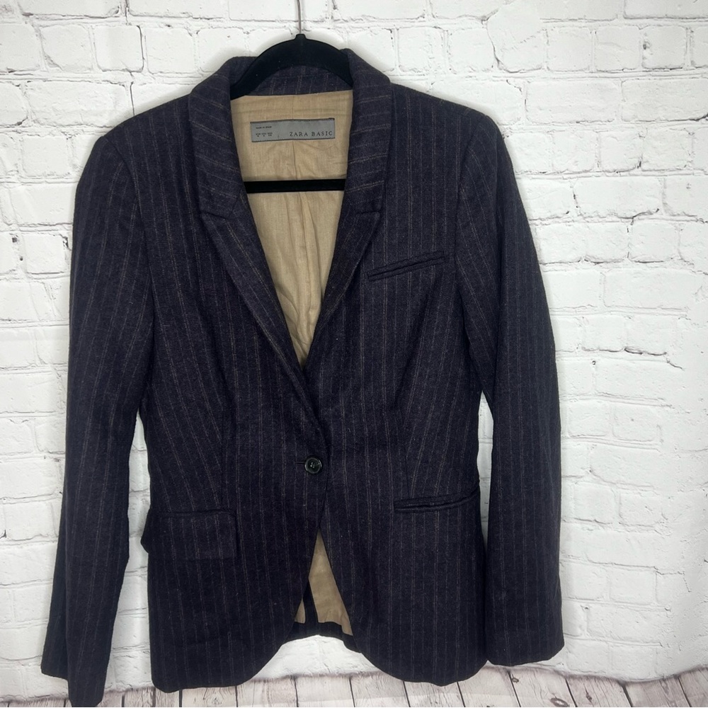 ZARA EQUESTRIAN Women's M Wool Blazer